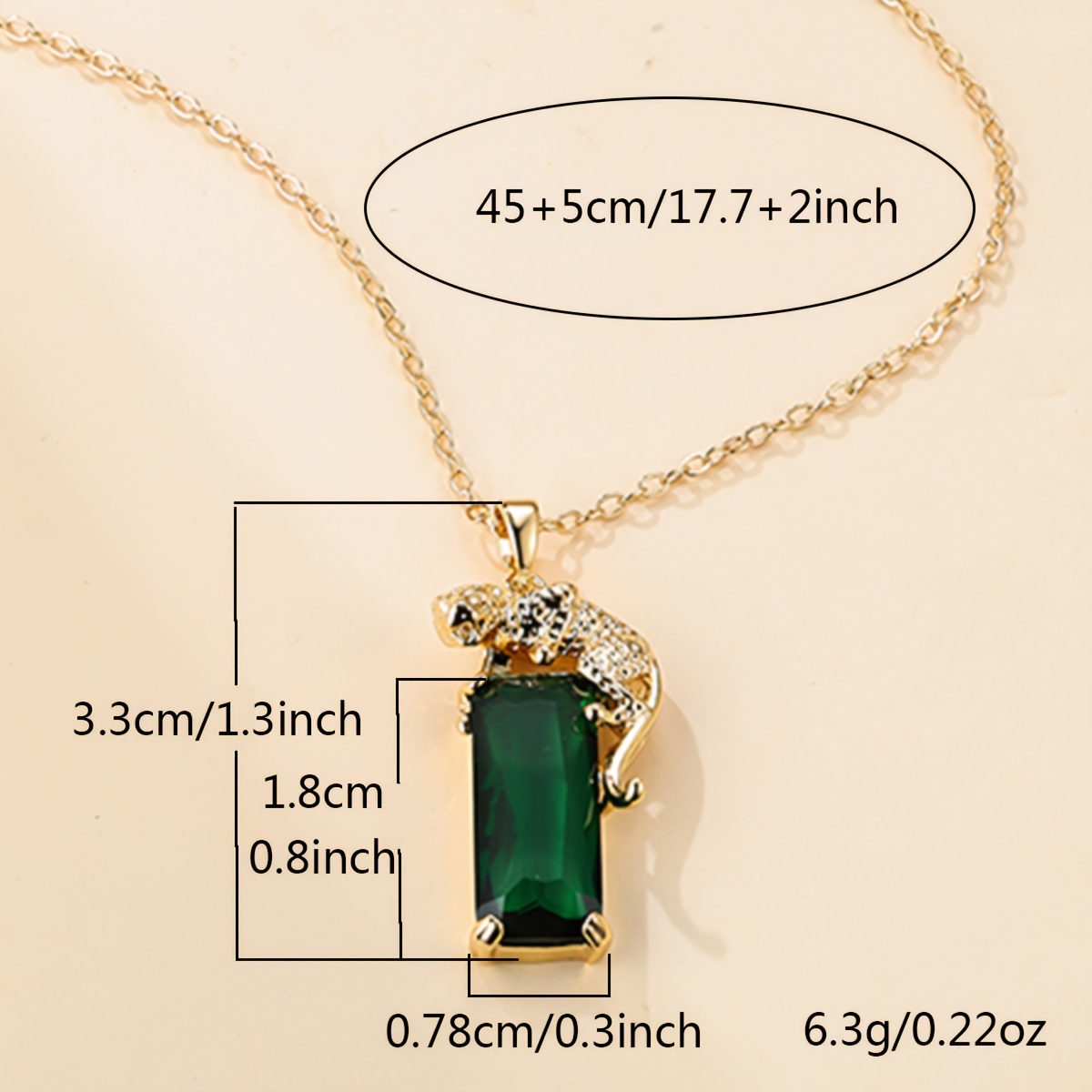 Leopard Print Pendant Necklace with Golden Tone Accent - Ideal Gift